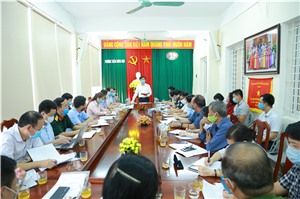 Đoàn công tác số 1 Thành uỷ làm việc tại phường Trần Hưng Đạo