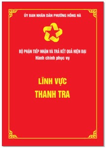 Lĩnh vực Thanh tra