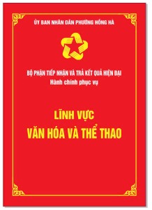 Lĩnh vực Văn hóa và Thể thao